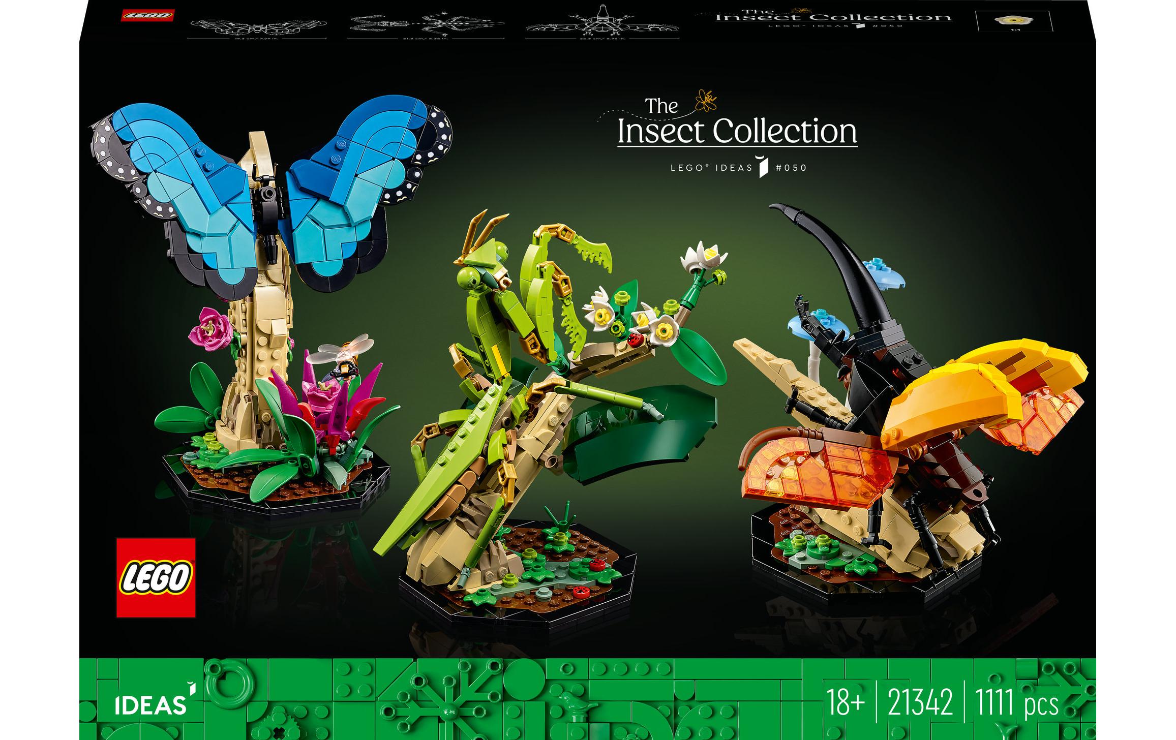 LEGO 3D Puzzle Die Insektensammlung – 1111 Teile – ab 18 Jahren
