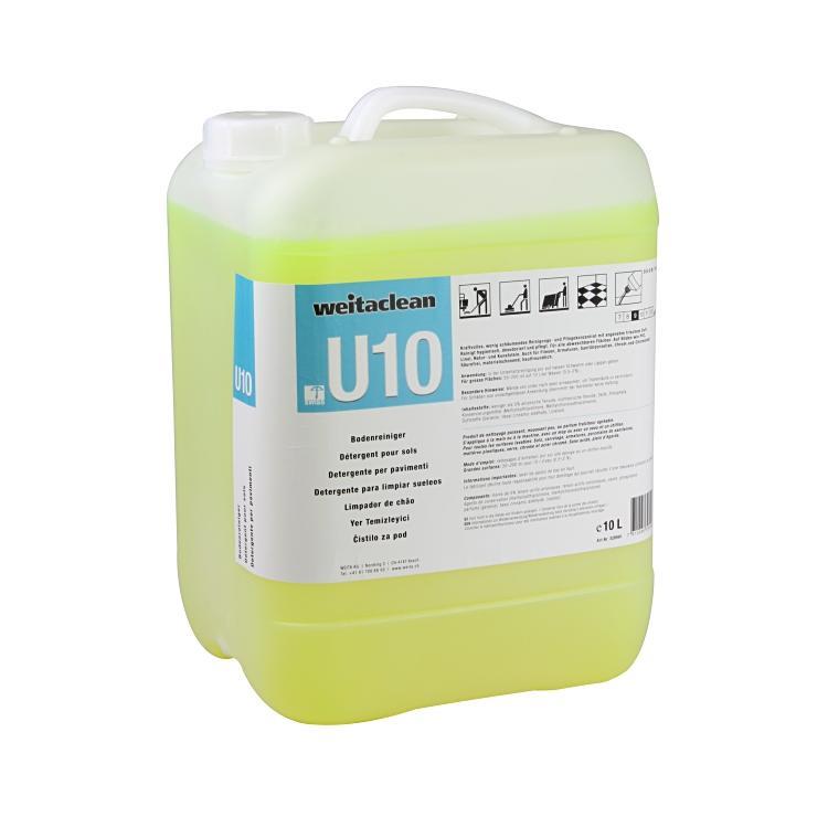 Weitaclean U10 Bodenreiniger für Böden (PVC, Linol, Natur- und Kunststein) – Konzentrat, Kanister – 10 l