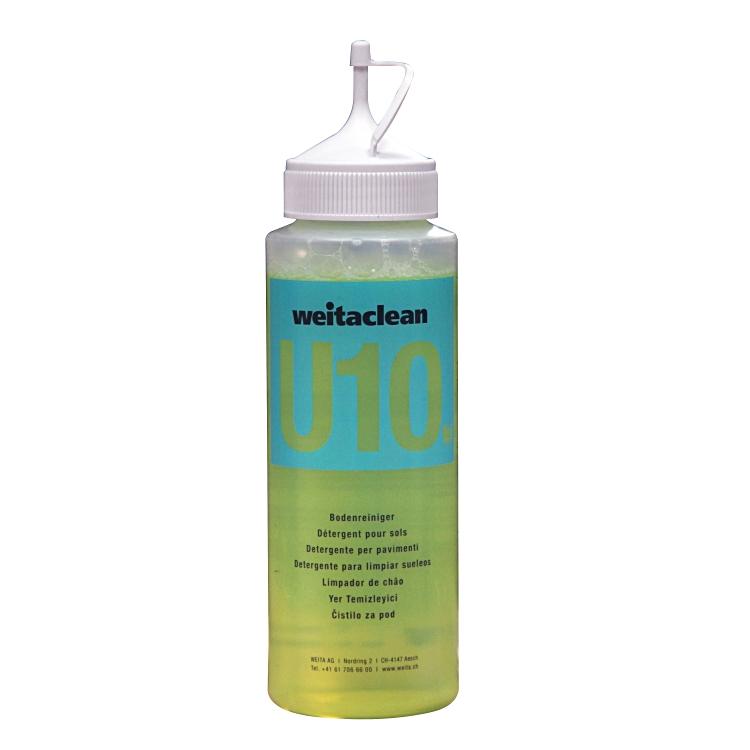Weitaclean U10 Bodenreiniger für Böden (PVC, Linoleum, Natur- und Kunststein) – Konzentrat, Flasche – 500 ml