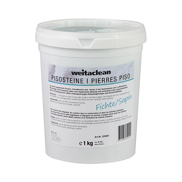Weitaclean WC-Stein für Pissoirs, Urinalbecken und Rinnen – Fichte, 45 × 22 g