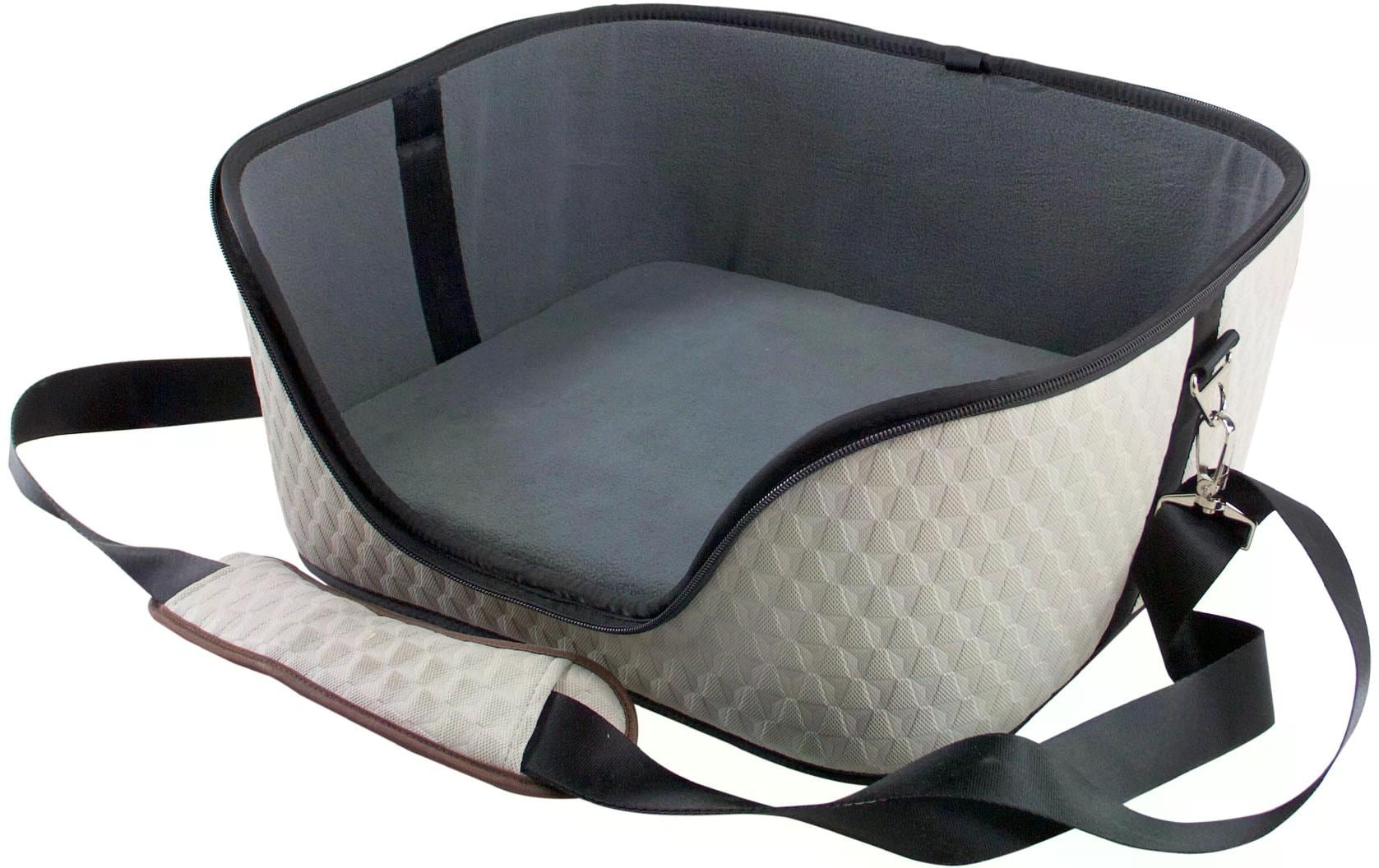 Swisspet Sleepyway Royal – Transporttasche, Braun/Beige, 46 × 39 × 35 cm