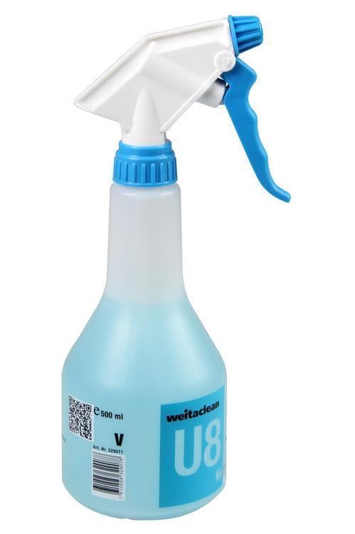 Weitaclean U8 Glas-/Oberflächenreiniger – für Glas/Spiegel/Autoscheiben – Flasche