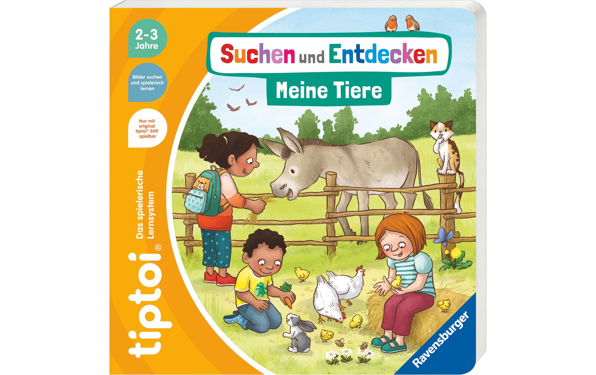 Ravensburger Lernbuch – tiptoi Suchen und Entdecken: Meine Tiere, 2–3 Jahre