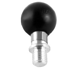RAM Mounts RAM-B-349-1U – Montage-Basis, für Lenker, 1 Ball, Aluminium, modular erweiterbar, Schwarz/Silber