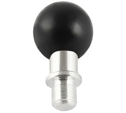 RAM Mounts RAM-B-349-1U – Montage-Basis, für Lenker, 1 Ball, Aluminium, modular erweiterbar, Schwarz/Silber
