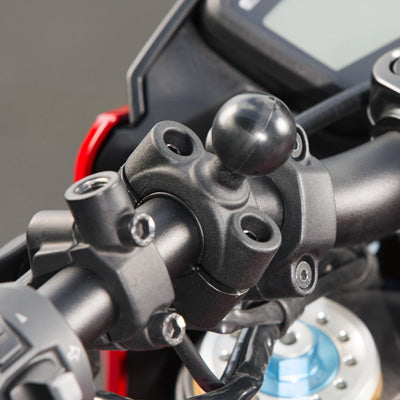 RAM Mounts Motorrad-Lenker-Basis, 1" Kugel – Schwarz, Aluminium