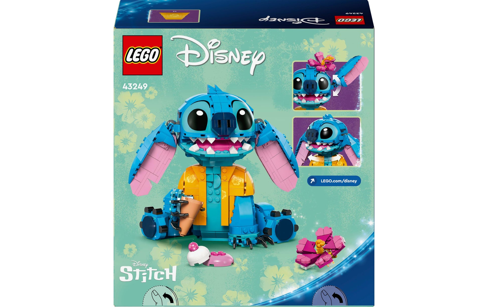 LEGO 3D Puzzle Disney Stitch – 730 Teile – 20 cm – ab 9 Jahren