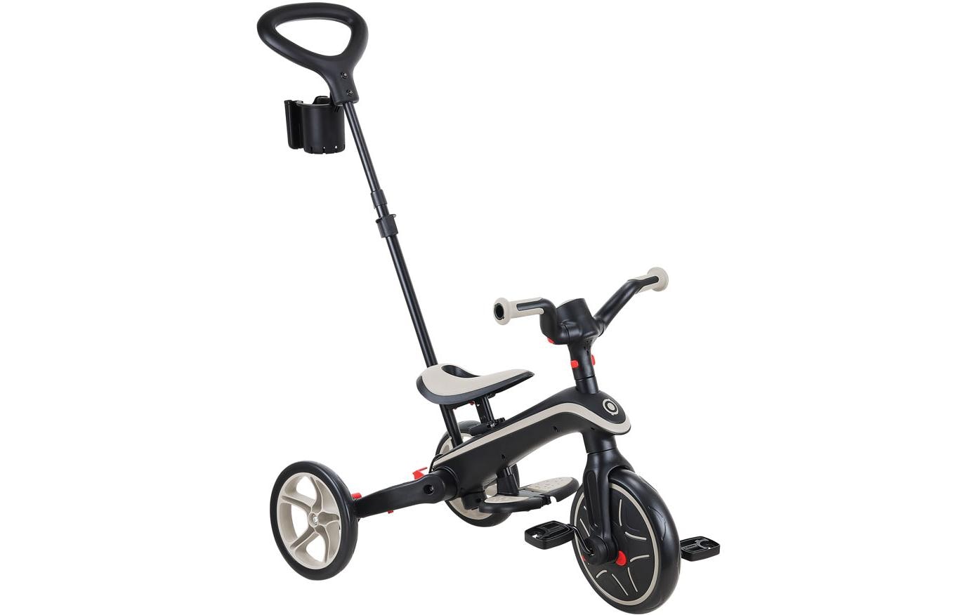 Globber Trike Explorer 4-in-1 Aufsitzlaufrad – faltbar, Pedal-Freilauf, Sonnendach – ab 10 Monaten – Plastik