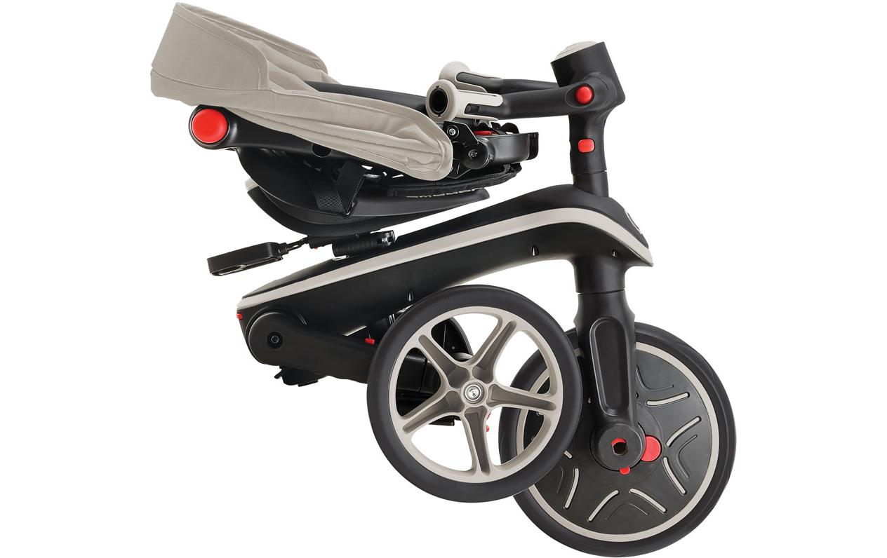 Globber Trike Explorer 4-in-1 Aufsitzlaufrad – faltbar, Pedal-Freilauf, Sonnendach – ab 10 Monaten – Plastik
