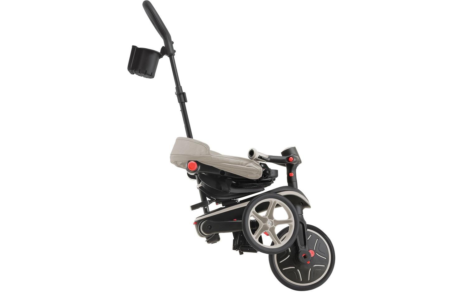 Globber Trike Explorer 4-in-1 Aufsitzlaufrad – faltbar, Pedal-Freilauf, Sonnendach – ab 10 Monaten – Plastik
