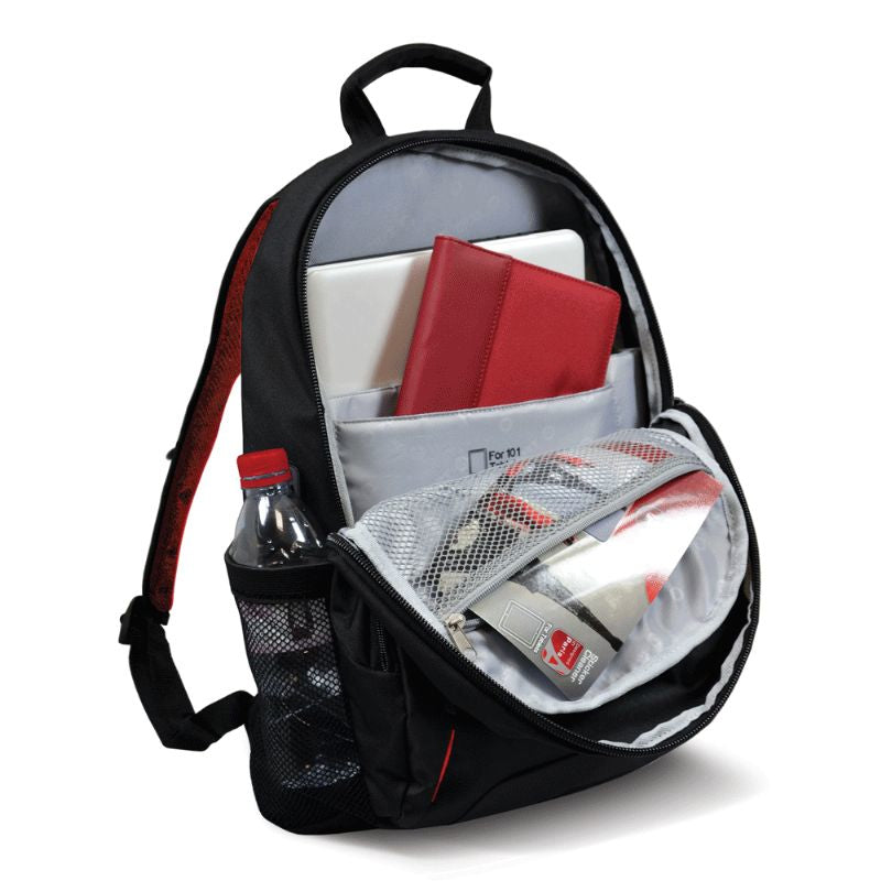 Port Designs Houston II ECO Notebook-Rucksack bis 17,3" – abschliessbar, r-PET – Schwarz