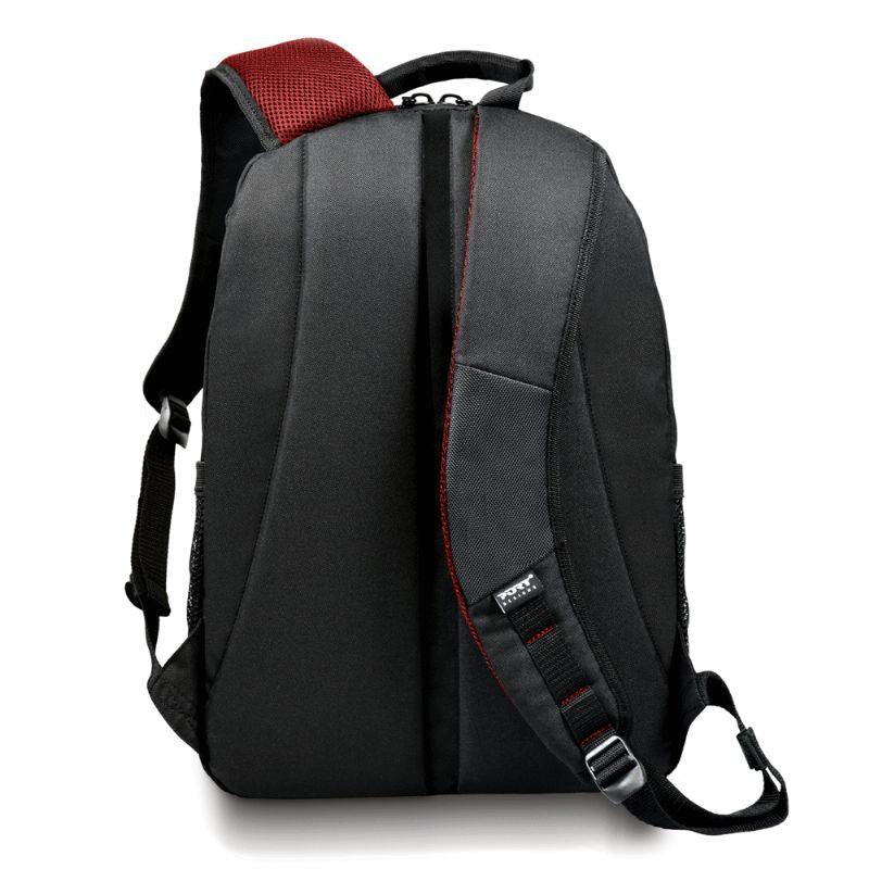 Port Designs Houston II ECO Notebook-Rucksack bis 17,3" – abschliessbar, r-PET – Schwarz