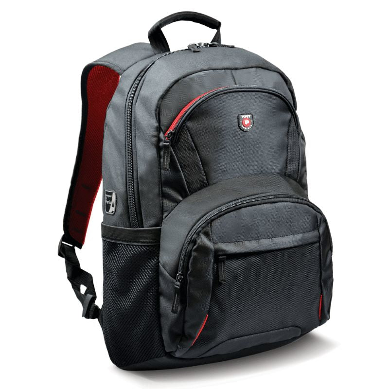 Port Designs Houston II ECO Notebook-Rucksack bis 17,3" – abschliessbar, r-PET – Schwarz