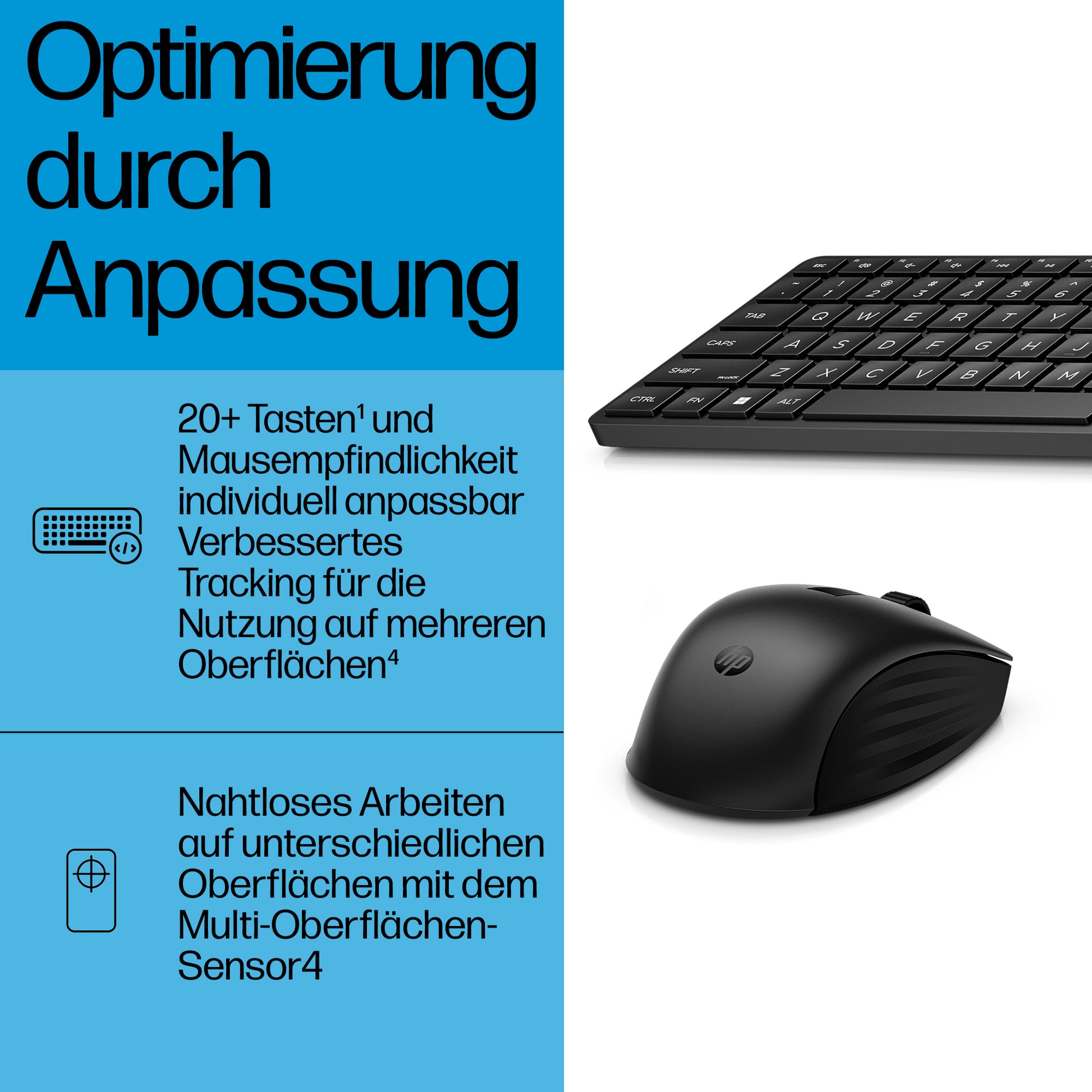 HP 655 – Tastatur, kabellos