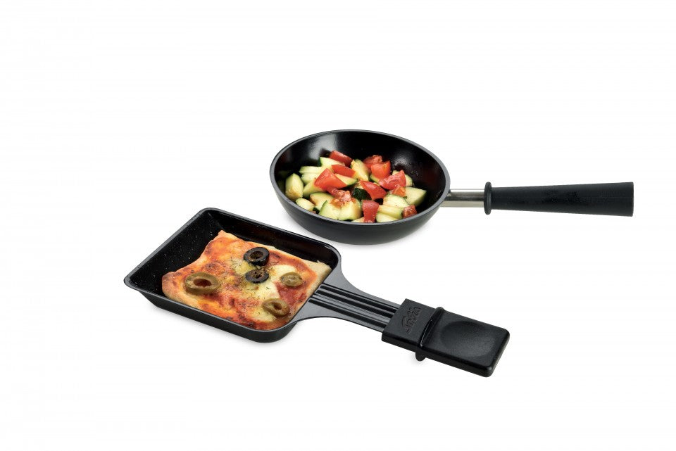 Solis Raclettegrill Typ 791 – 8 Personen, 1400 W, Pizza-Funktion & zuschaltbare Unterhitze – schwarz/edelstahl