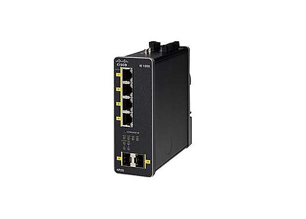 Cisco IE-1000-4P2S-LM – Managed Switch – 4×GbE, 2×SFP, L2, PoE+ 102 W