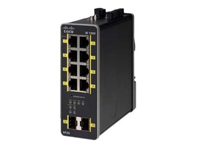 Cisco IE-1000-8P2S-LM – Verwalteter L2 Switch – 8× 1G, 2× SFP, PoE+, DIN-Schiene