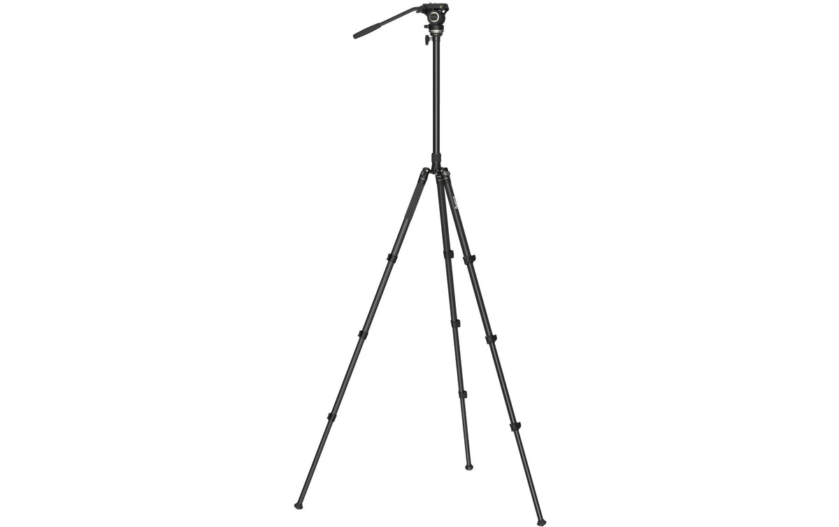 SmallRig CT210 Videostativ – bis 192 cm, 15 kg Traglast, 4 Sektionen, 1/4" Gewinde – Schwarz