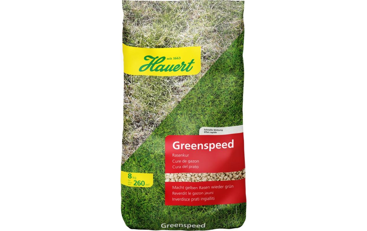 Hauert Greenspeed Rasen – Mehrnährstoffdünger, Granulat, 8 kg, für Rasengras