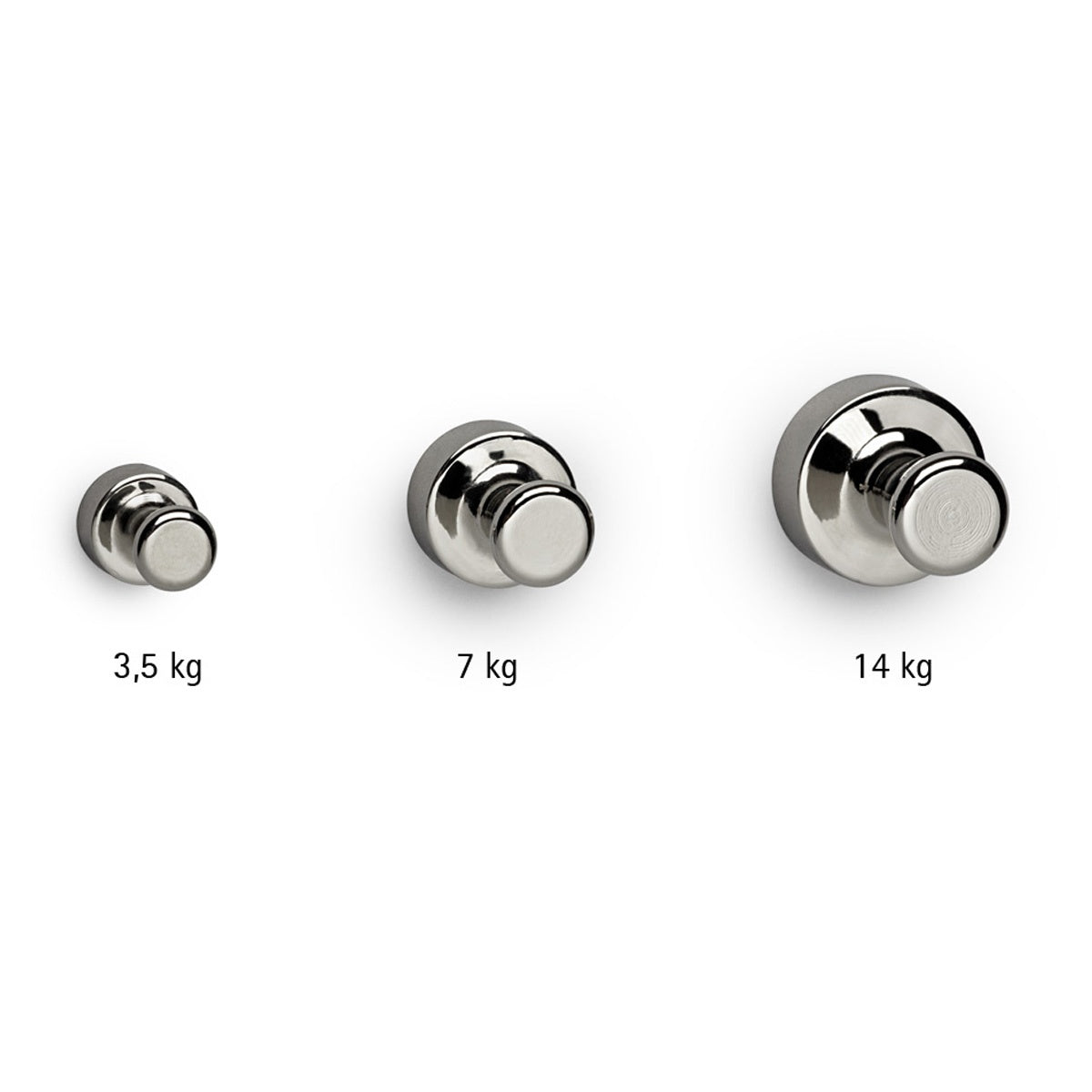 MAUL Starter-Kit, inkl. Kegelmagnete (Stahl, Ø 12 × H 16 mm, Haftkraft 3,5 kg) – 5-teilig