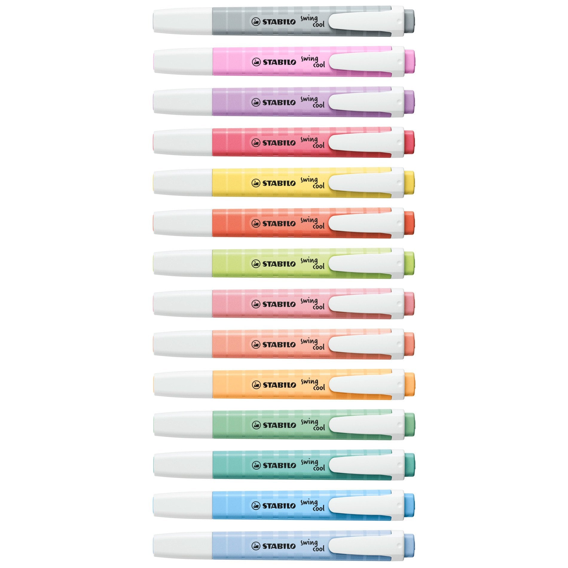 STABILO swing cool Pastel Edition Textmarker türkis – Keilspitze, 1–4 mm