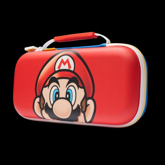PowerA Hartschalenetui – für Nintendo Switch 2 – 174×53×301 mm, rot, mit 9 Spielkartenfächern
