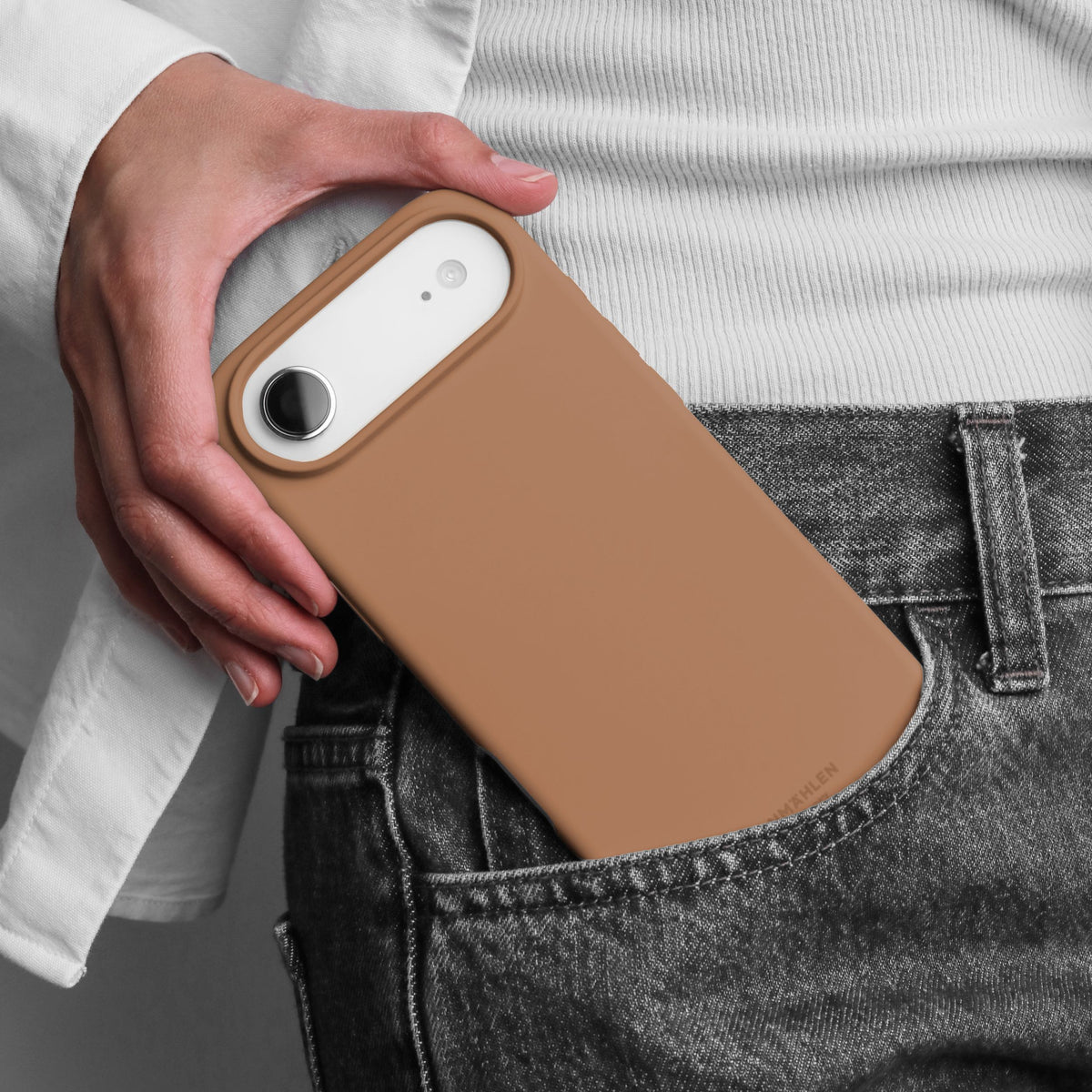 Vonmählen Backcover – für Apple iPhone Air – braun – Silikon