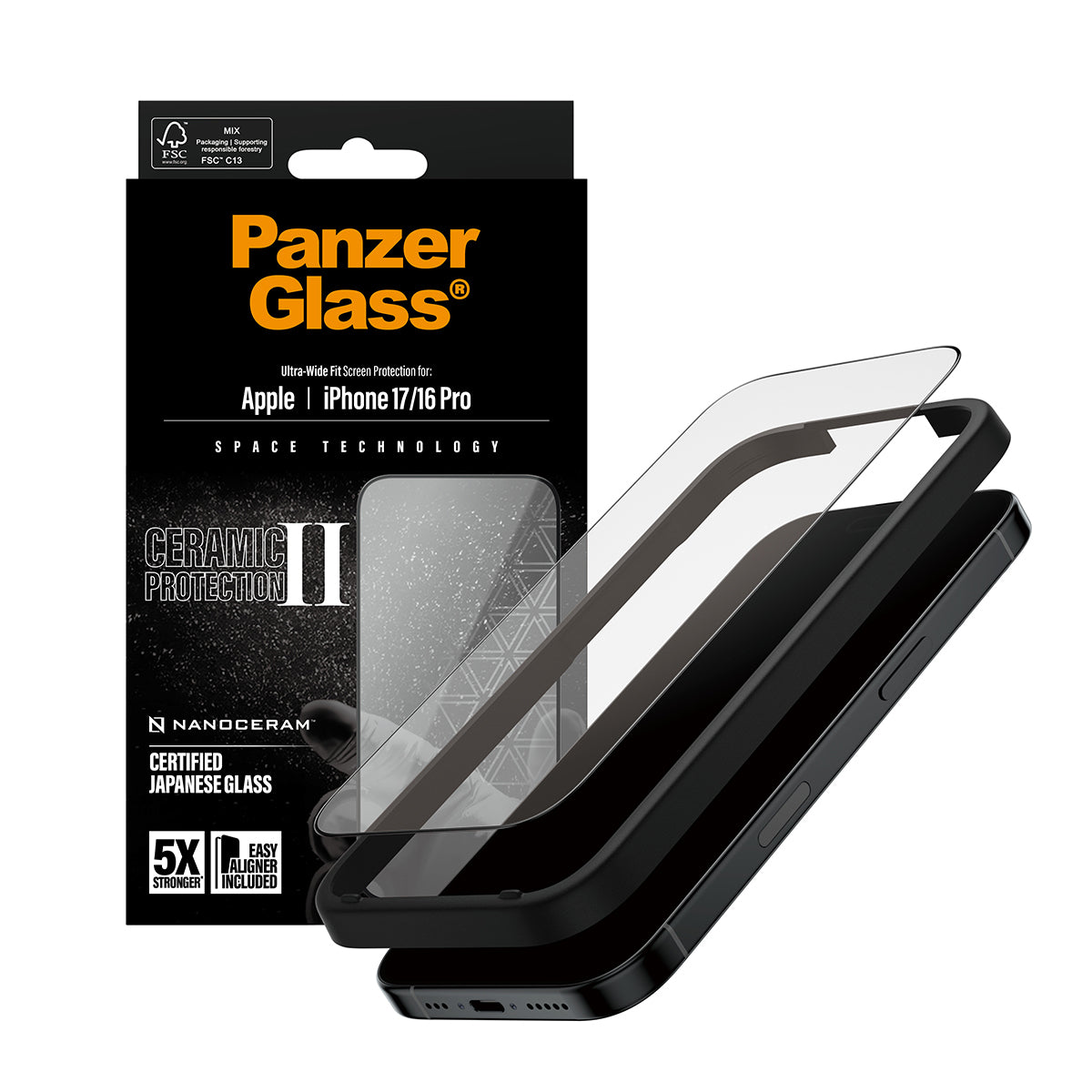 PanzerGlass Backcover Ceramic II – für Apple iPhone 17