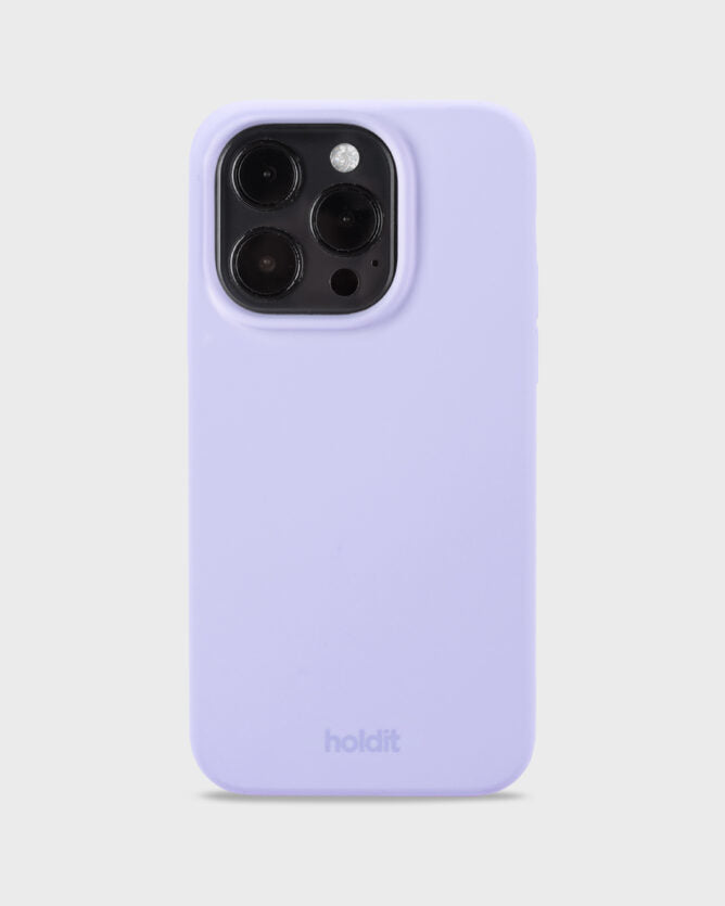 Holdit Silikonhülle – iPhone 15 Pro, Lavendel, Cover