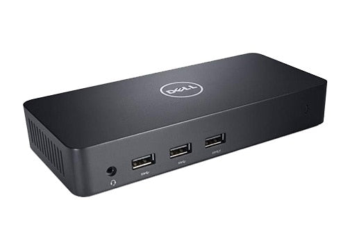 DELL D3100 Dockingstation – USB-A, 1× DP, 2× HDMI, 3,5 mm Audio, für Dell-Laptops