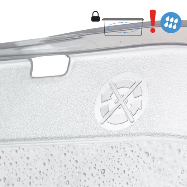 keeeper Clearbox Aufbewahrungsbox 43 l (mit Deckel) – Kunststoff – transparent – 590 × 270 × 390 mm