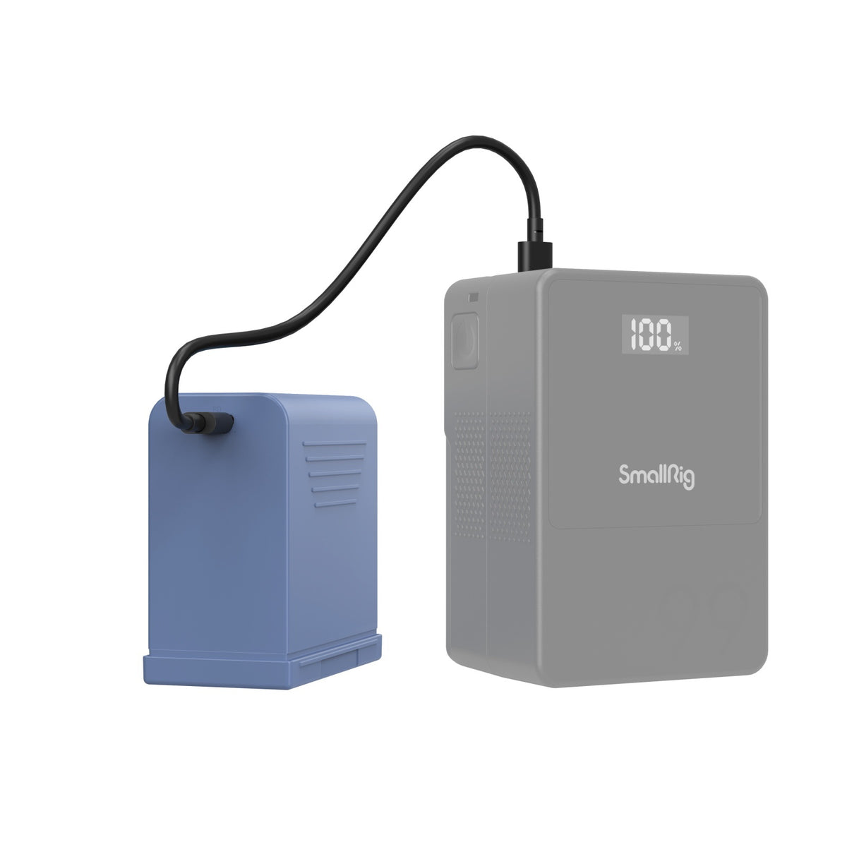 SmallRig NP-F970 Akku 10'500 mAh, 7,27 V – USB-C – für Kamera, LED-Videoleuchte, Monitor u. a. – Blau
