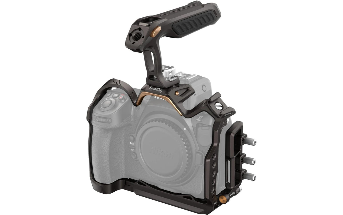 SmallRig Night Eagle Cage Kit 4317 – 180 × 146 × 201,2 mm, 387 g – für Nikon Z 8 – Dunkelgrau