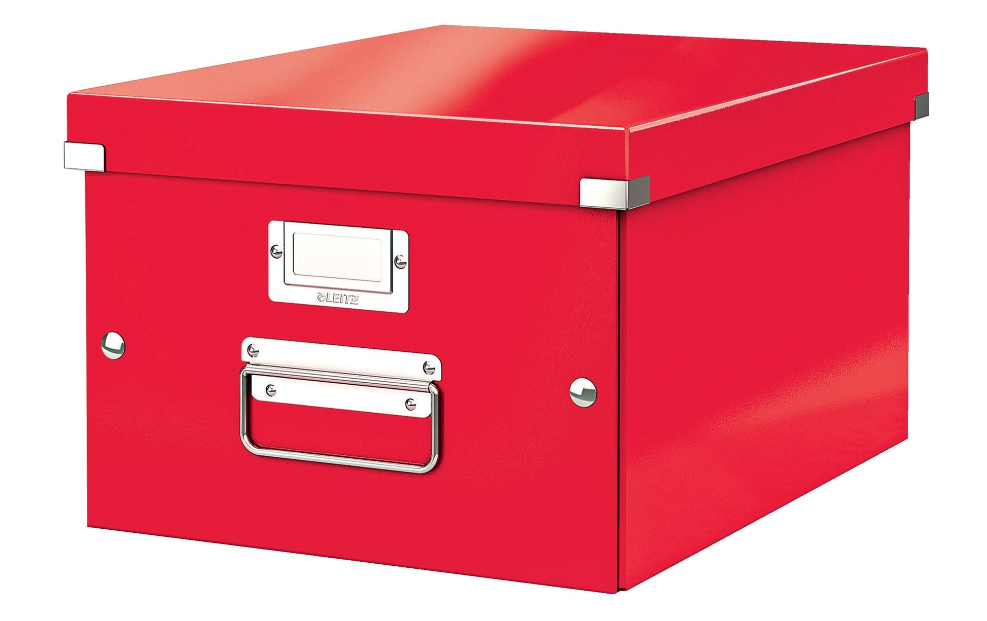 Leitz Click & Store WOW Aufbewahrungsbox B 281 × H 200 × T 370 mm – für A4, mit Deckel, stapelbar, rot