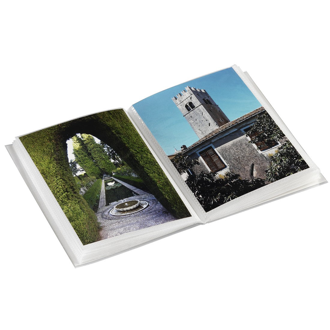Hama La Fleur – Einsteckalbum für 24 Fotos 10 × 15 cm, 12 × 17,5 cm, Schwarz