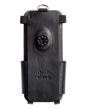 Cisco Backcover – für Cisco Wireless IP Phone 8821 / 8821-EX, Leder, Schwarz