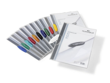 Durable Konferenzmappe – A4, Kunststoff, transparent