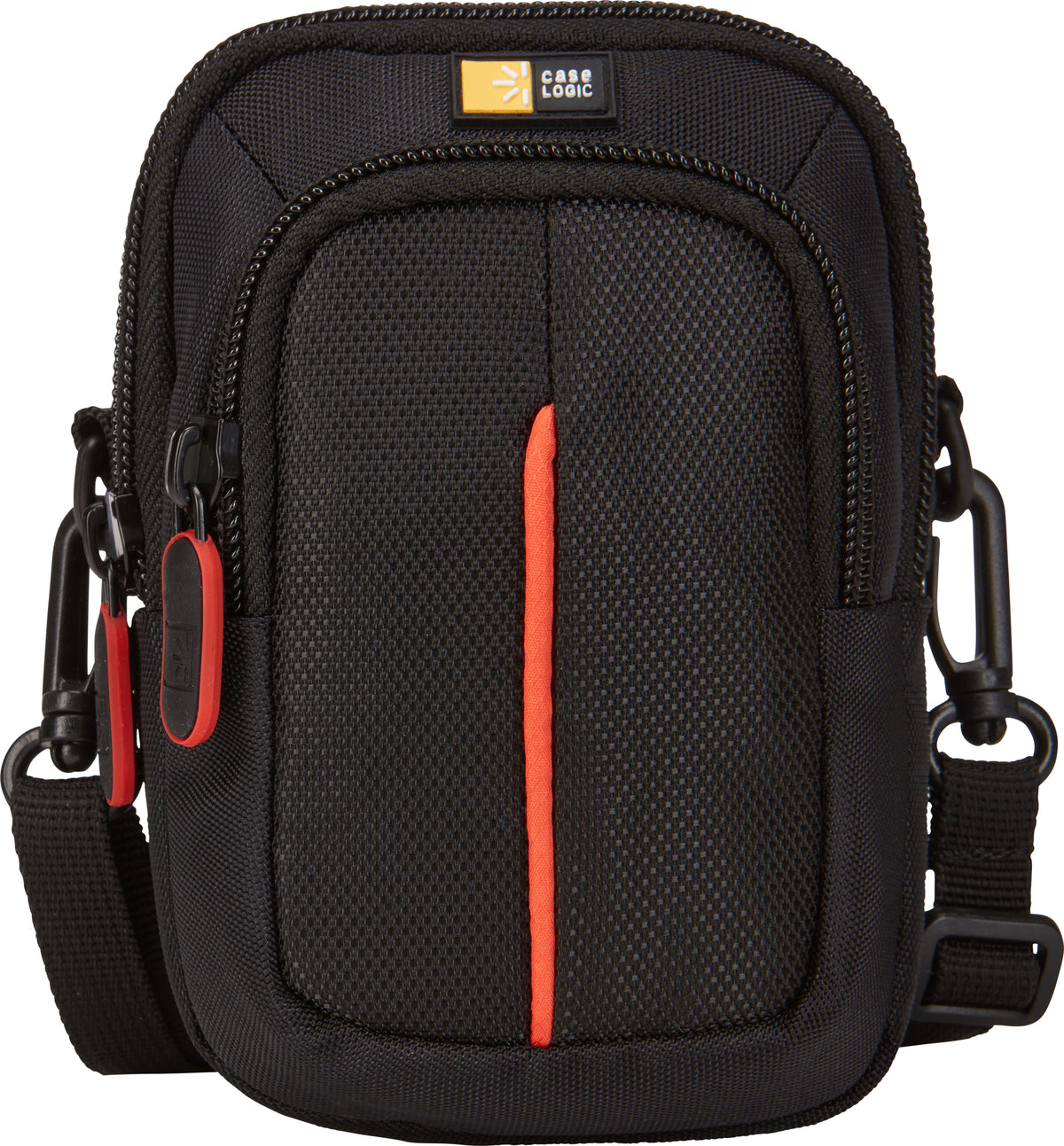Case Logic DCB313K Kameratasche – Innenmasse 100 × 45 × 140 mm, Polyester – für Kompaktkameras – Schwarz