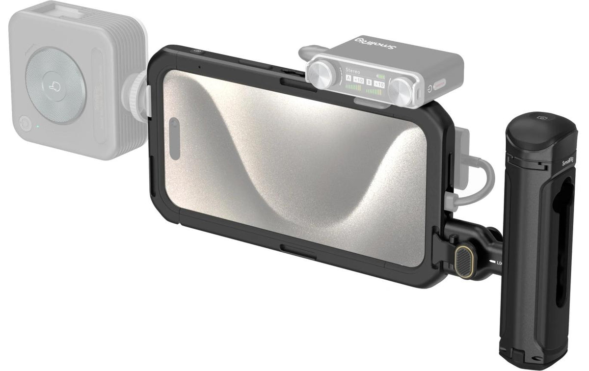 SmallRig Halterung – für iPhone 15 Pro Max, 95,5 × 176,6 × 30,79 mm, schwarz