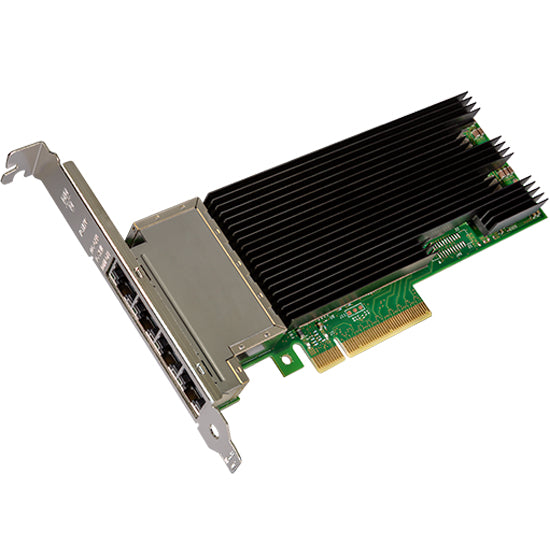 Intel X710T4BLK 10G-Karte – PCIe 3.0 x8, 4× RJ-45, für Server