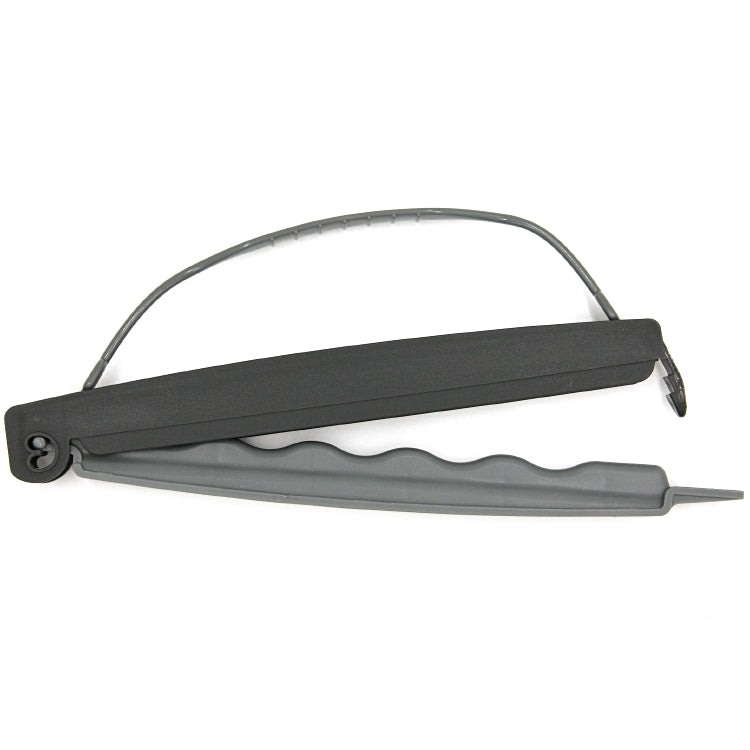 Top Clip Beutelverschluss – 29 cm, anthrazit, 3 Stück