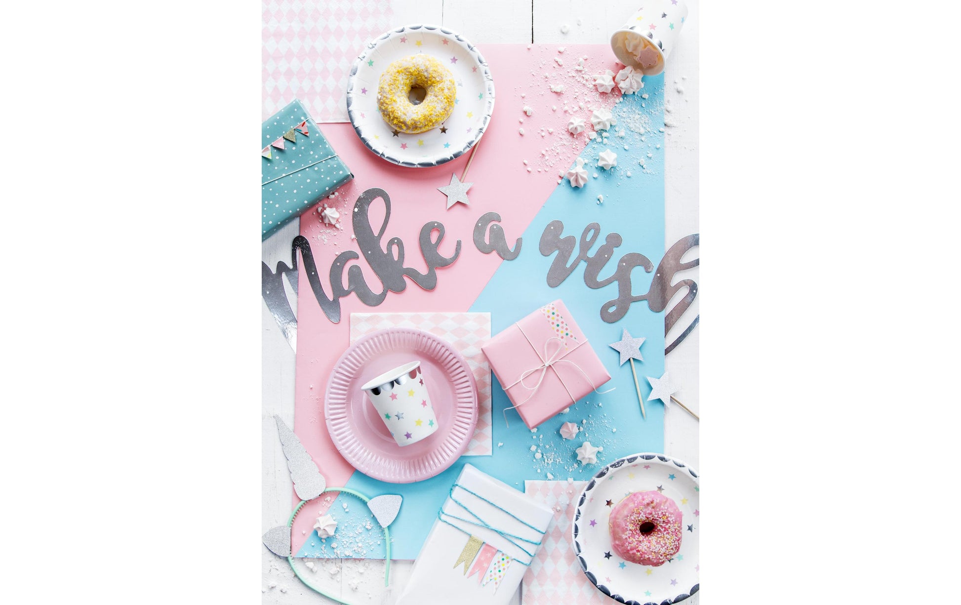 PartyDeco Becher, Papier/Karton – 1,8 dl, mehrfarbig – 6 Stk.