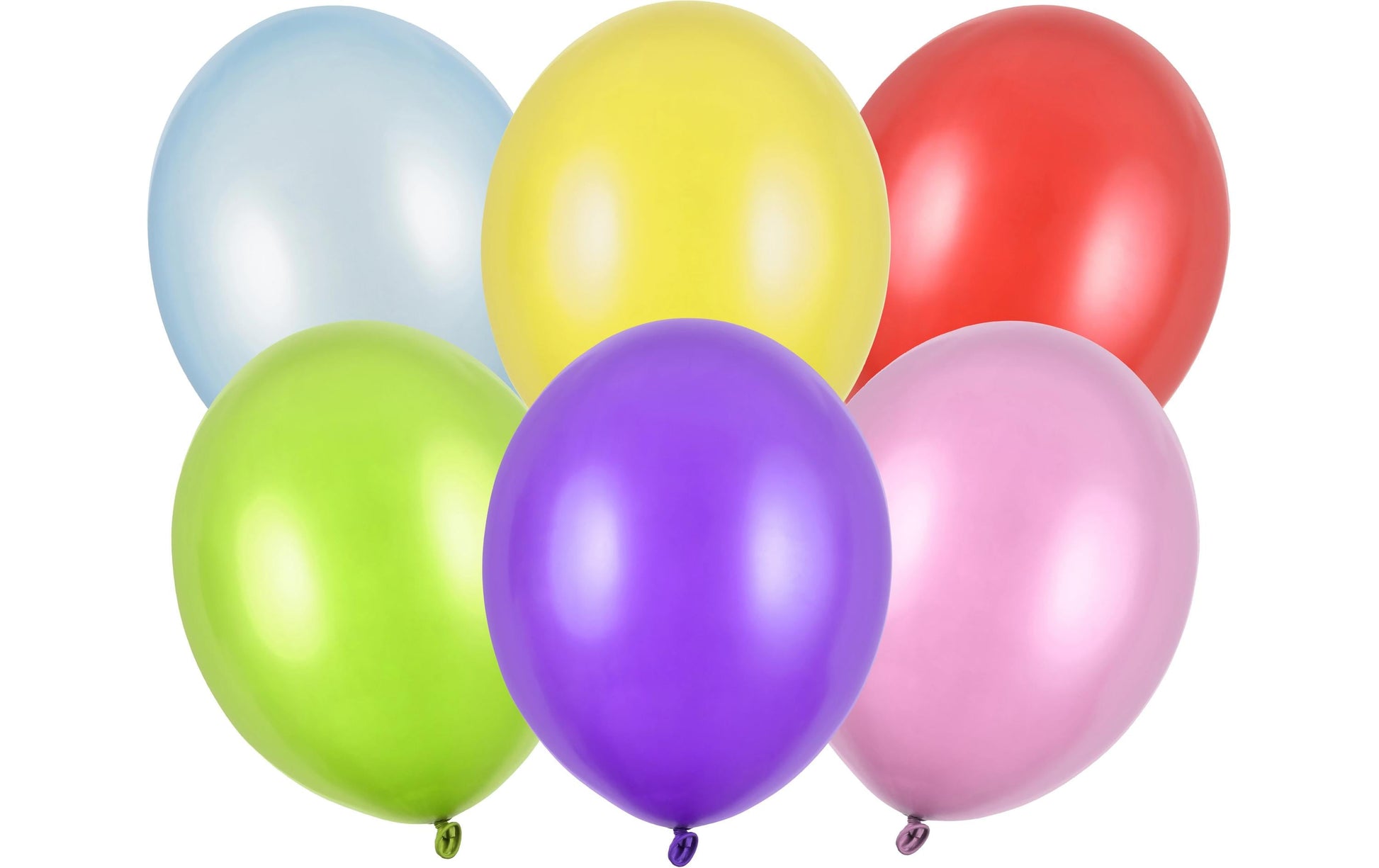 PartyDeco Luftballons – mehrfarbig – Ø 30 cm – Latex – 50 Stk