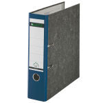 Leitz Wolkenmarmor 180° Ordner – für A4 – Rückenbreite 8 cm – Blau