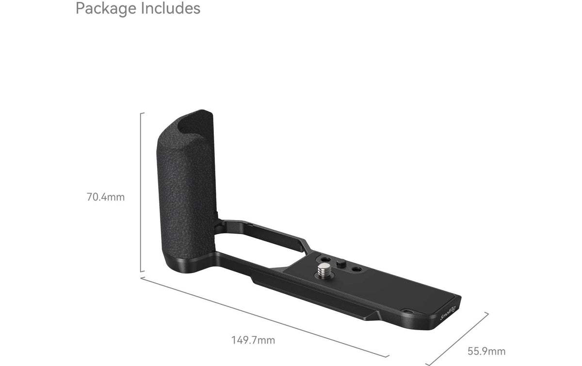 SmallRig 4262 Handgriff – für Nikon Z f – Aluminium, Silikon – 149,7 × 55,9 × 70,4 mm – Schwarz