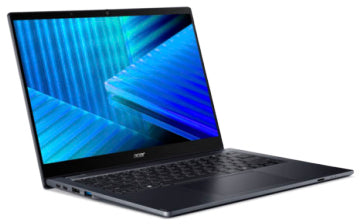 Acer TravelMate P4 75N6 U7-255U Hybrid (2-in-1), 14" WUXGA Touch, 16 GB, 512 GB, Windows 11 Pro, Blau