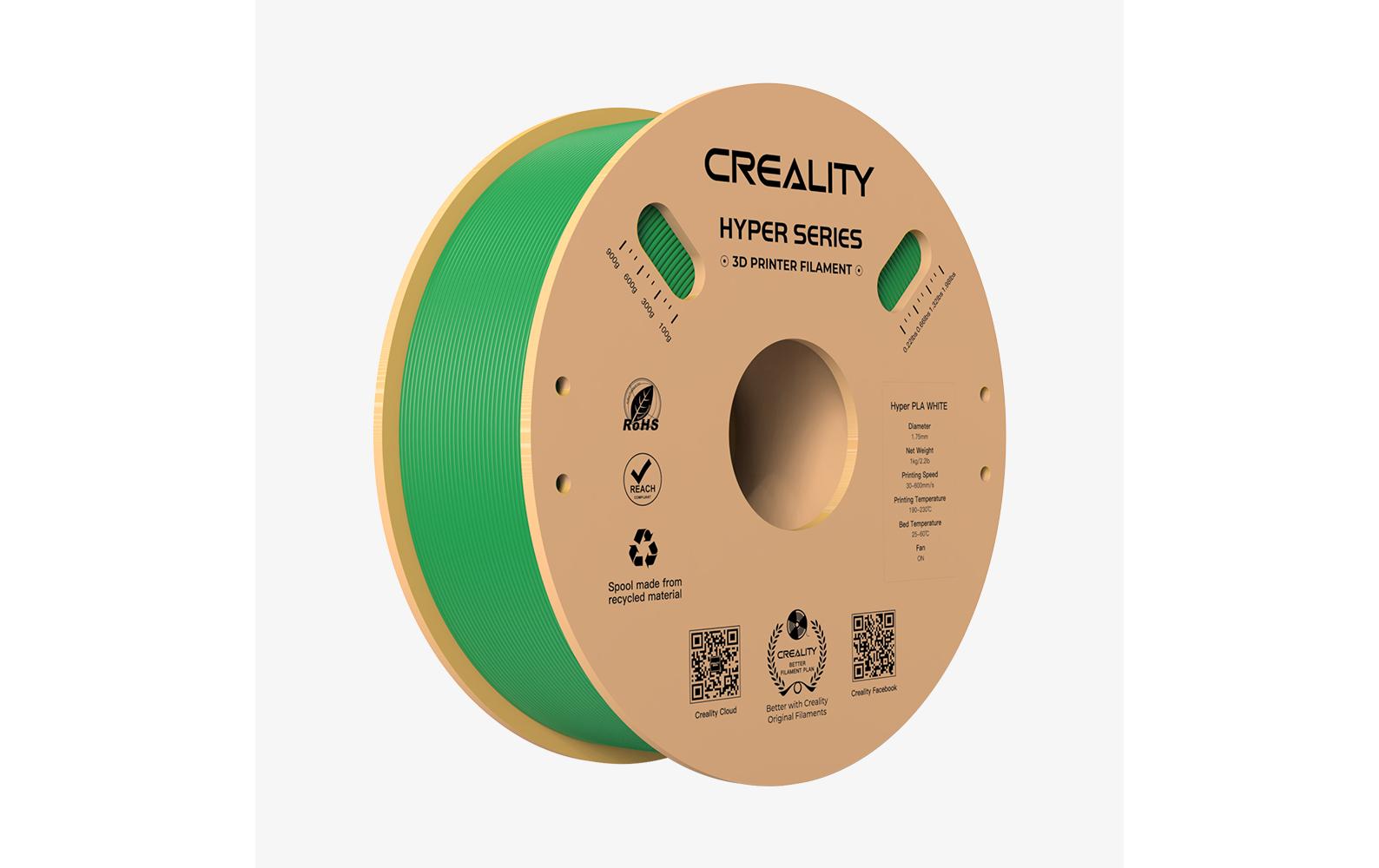 Creality Filament PLA Hyper Grün – 1,75 mm, 1 kg