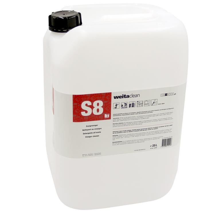 Weitaclean S8 Entkalker – für Bügeleisen, Kaffeemaschinen, Wasserhähne – Kanister – 25 l