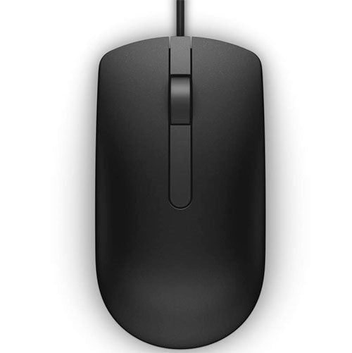 Dell Type-A Optical 1000 DPI – Beidhändig, Schwarz