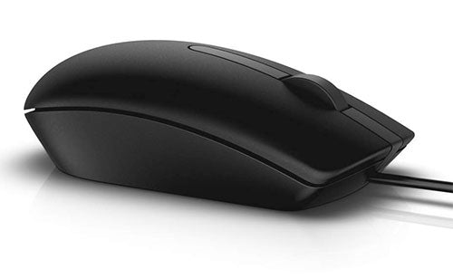DELL MS116 – Maus – Kabelgebunden (USB‑A), 1000 DPI, beidhändig, Schwarz